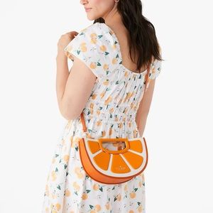 Kate Spade Alexia Clementine Slice Crossbody Clutch Bag